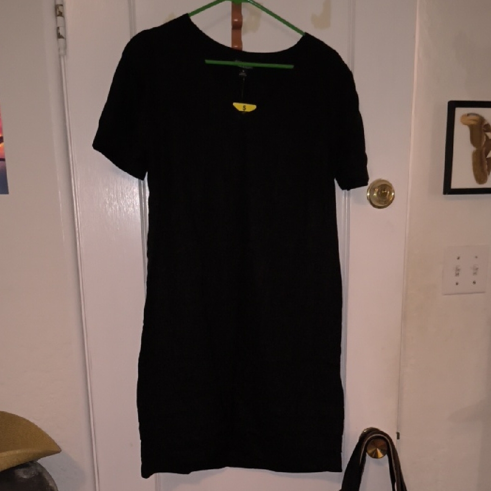 NWT Nicole Miller | Classic Black Midi Dress - Picture 1 of 6